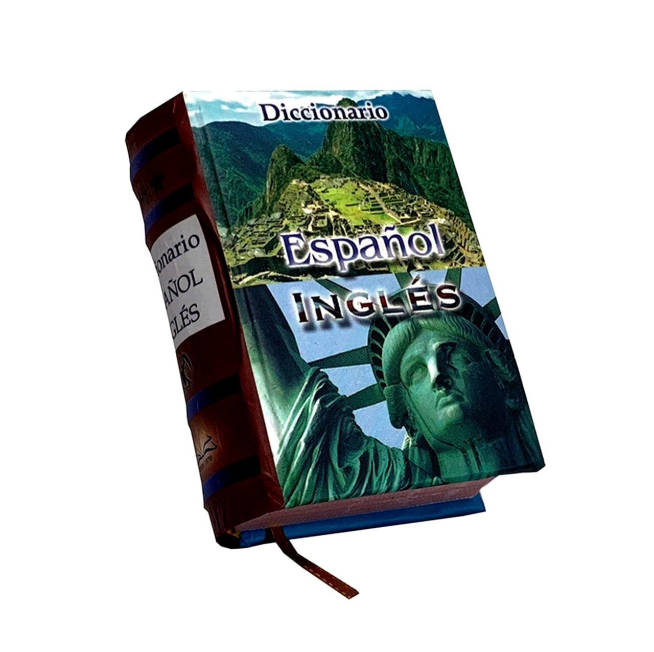 Diccionario-Espanol-Ingles-miniature-book-libro