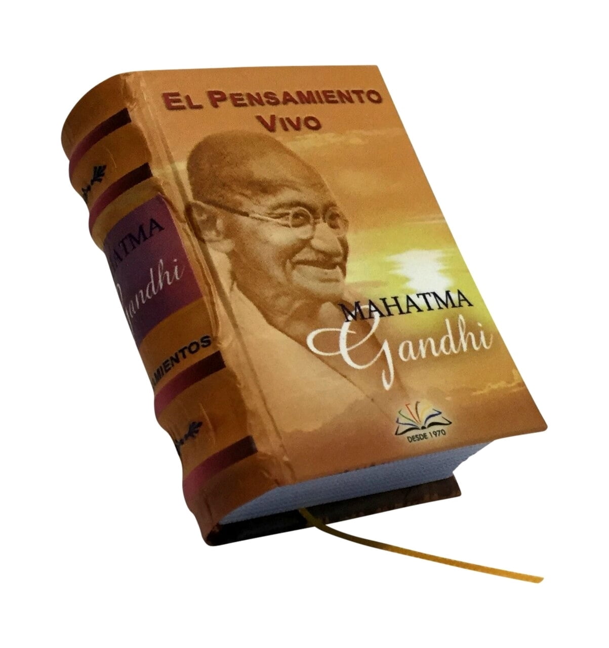 el-pensamiento-vivo-mahatma-gandhi-miniature-book-libro